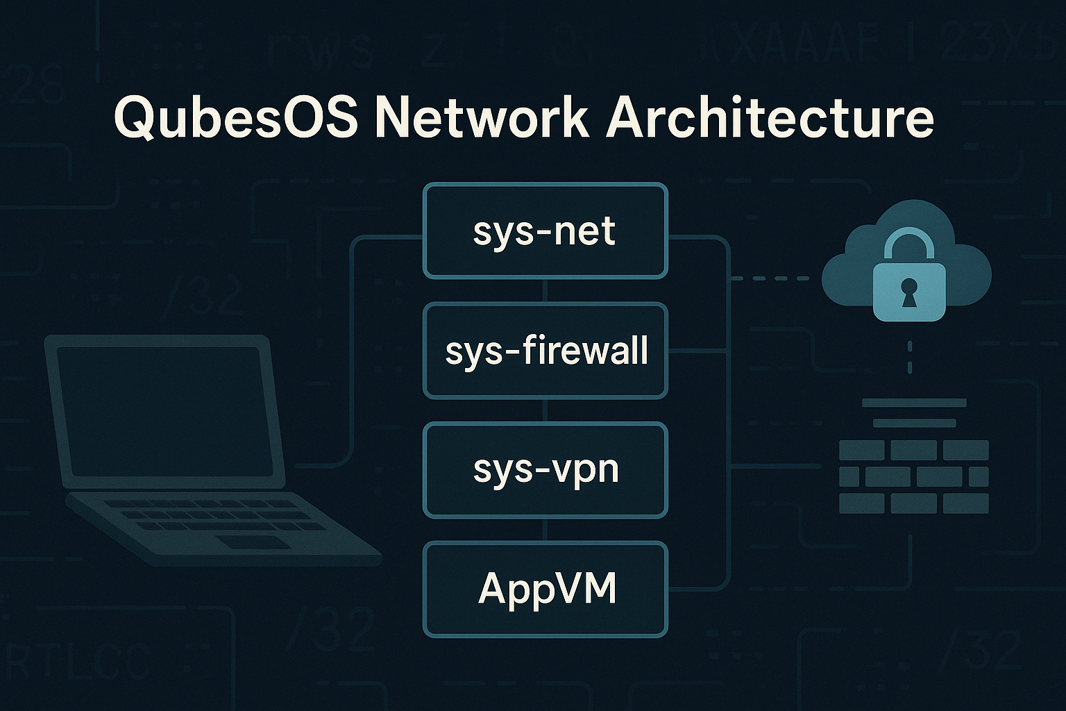 Network isolation and routing architecture in QubesOS with real-world verification tests
